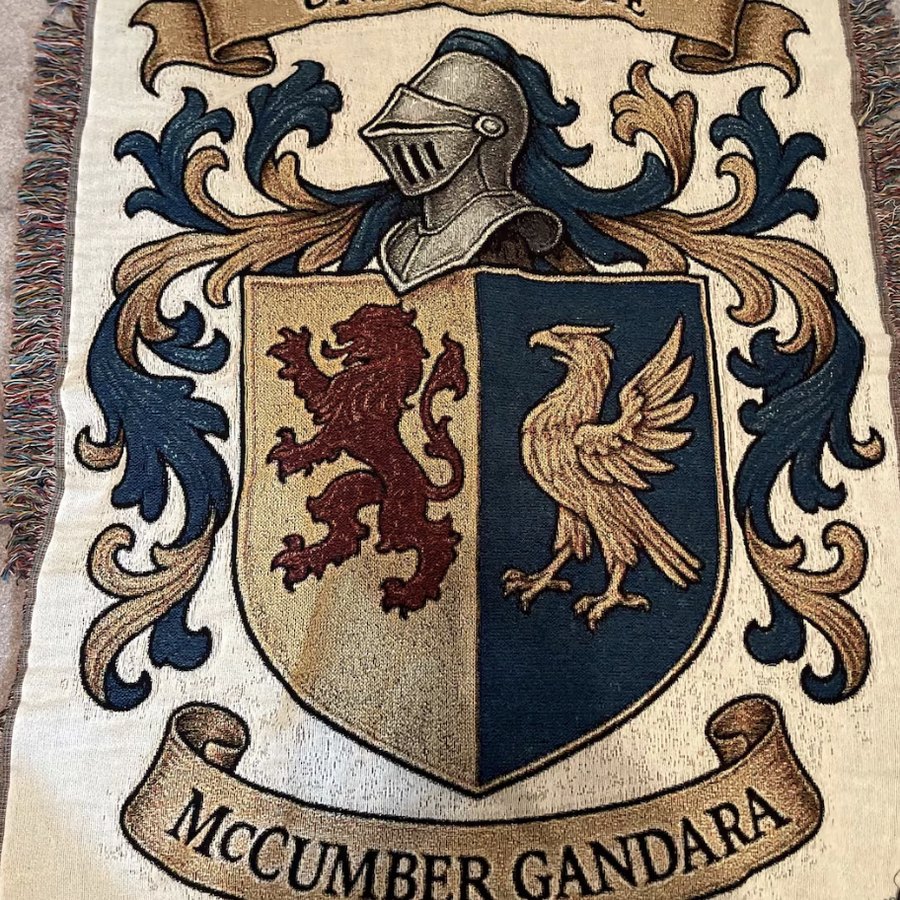 Custom woven blanket from Lisa G.