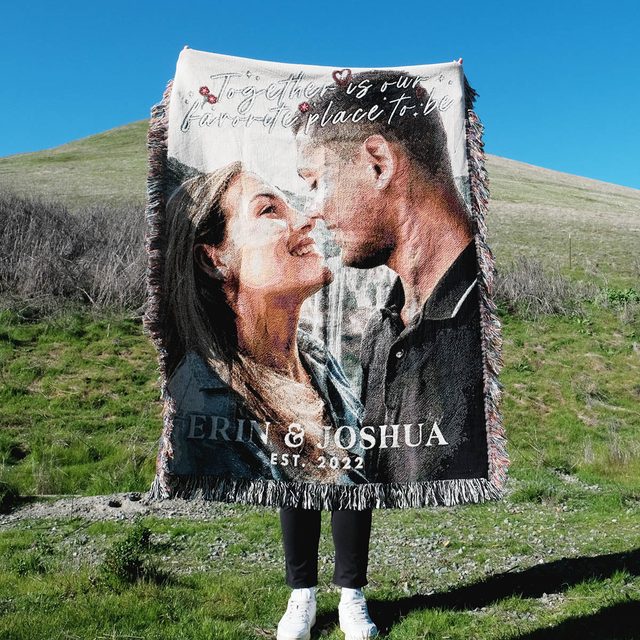 Custom woven blanket from Erin H.