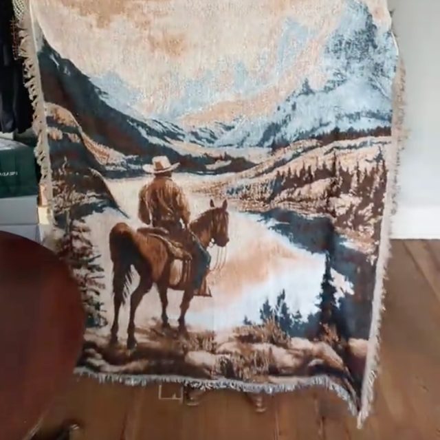 Custom woven blanket from Cody R.