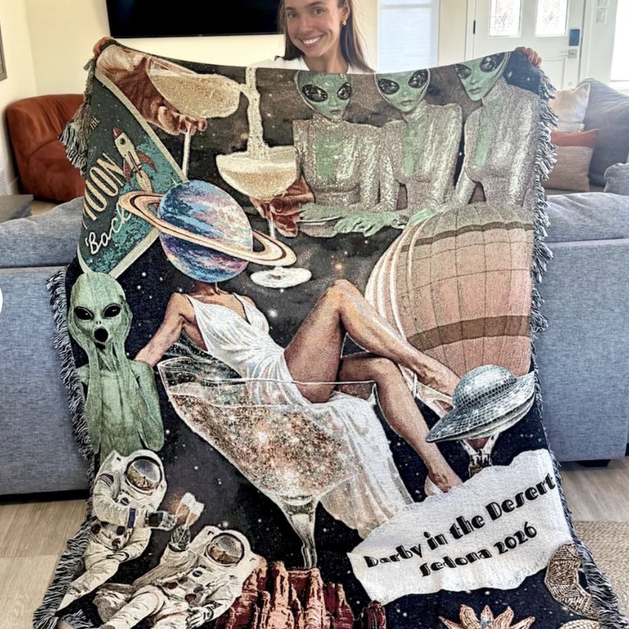 Custom woven blanket from Hayley M.